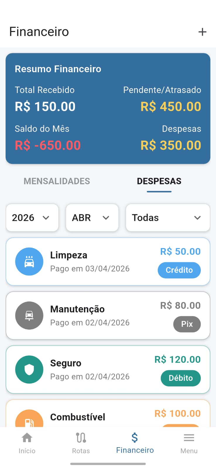 Tela do App 3